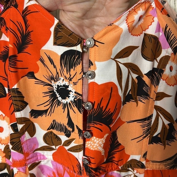 Alice McCall Stop & Stare Floral Wide Leg Jumpsuit Size US8 - Picture 10 of 16